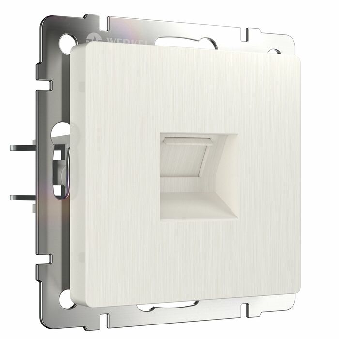 Werkel W1181013  Розетка Ethernet RJ-45 (перламутровый рифленый)