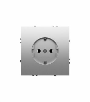 Розетка встраиваемая VOLTUM S70 с заземлением 16А, (шелк) VLS040104