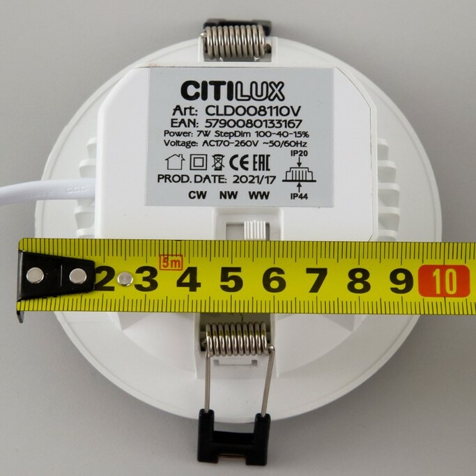 Точечный светильник CITILUX Акви CLD008110V
