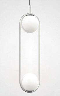 Подвесной Светильник Hoop Duo Хром By Imperiumloft
