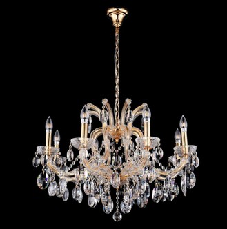 Люстра Crystal Lux HOLLYWOOD HOLLYWOOD SP8 GOLD