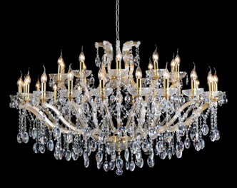 Люстра Crystal Lux HOLLYWOOD HOLLYWOOD SP20+10 GOLD