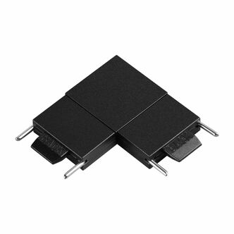 NOVOTECH 135267 SHINO NT24 000 черный Соединитель с токопроводом &amp;quot L&amp;quot  для низковольтного ши