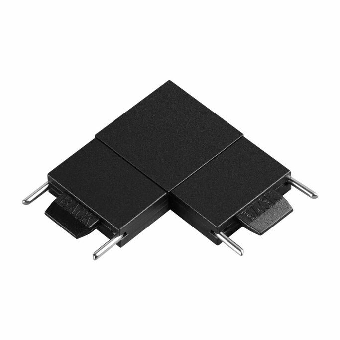 NOVOTECH 135267 SHINO NT24 000 черный Соединитель с токопроводом &amp;quot L&amp;quot  для низковольтного ши