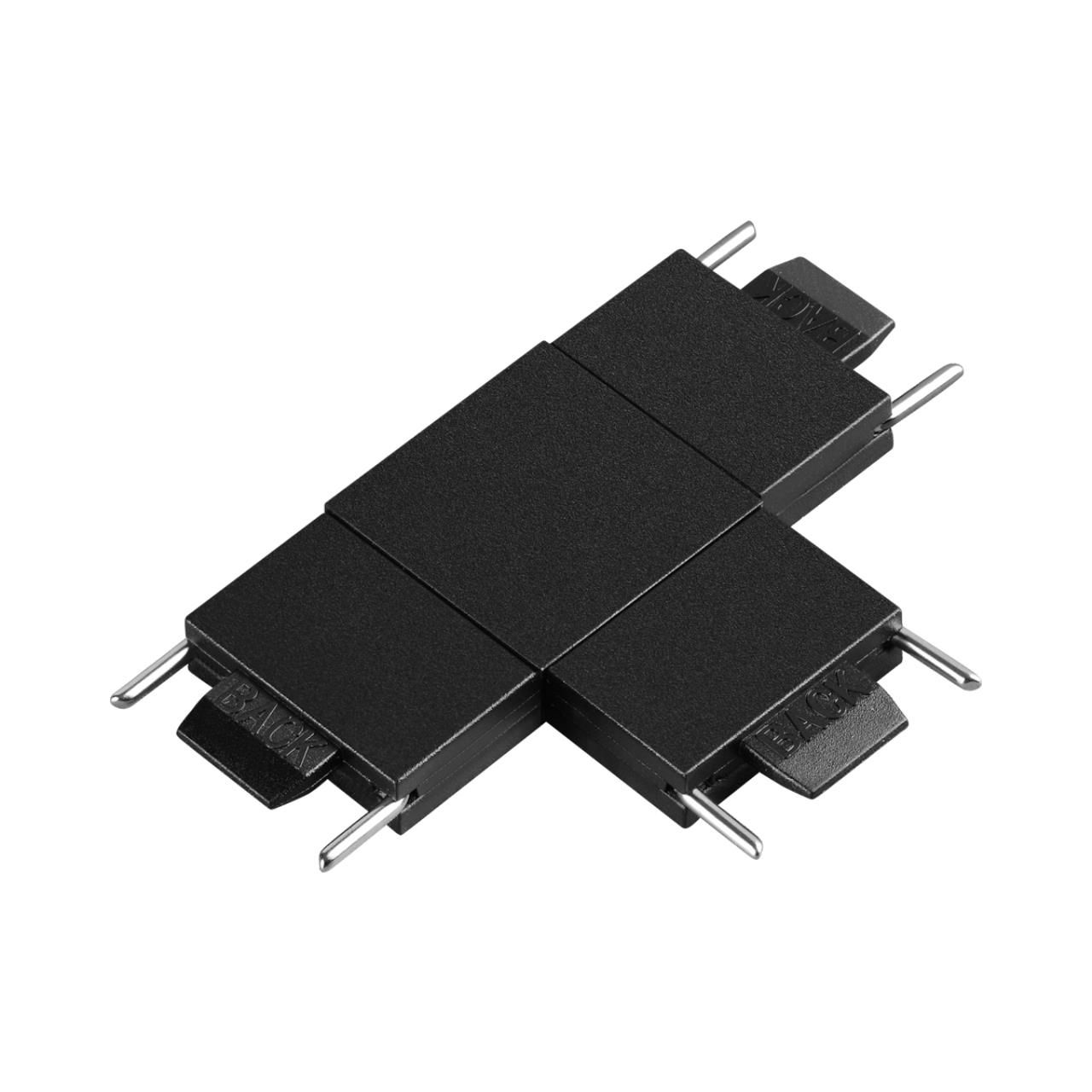 NOVOTECH 135269 SHINO NT24 черный Соединитель с токопроводом &amp;quot T&amp;quot  для низковольтного шинопр