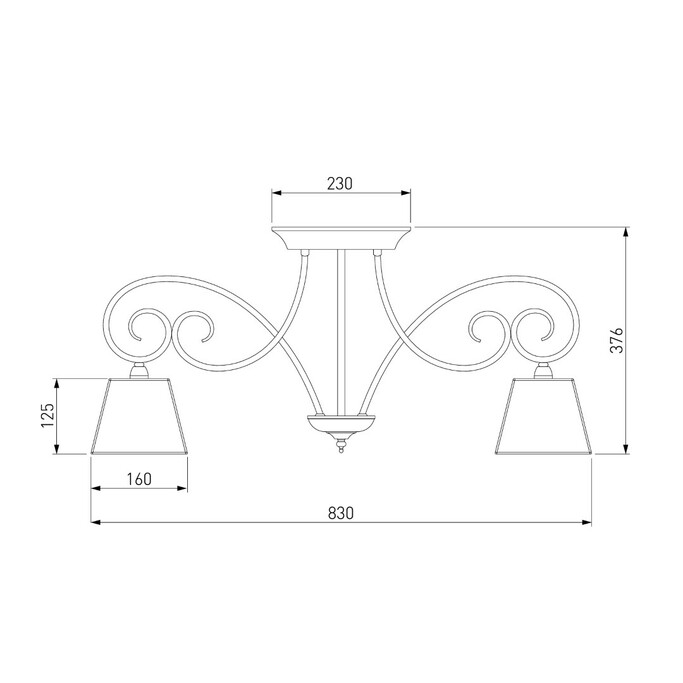 Люстра BOGATES Severina 303/8