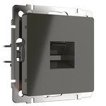 Werkel WL07-RJ-45  Розетка Ethernet RJ-45 (серо-коричневый)