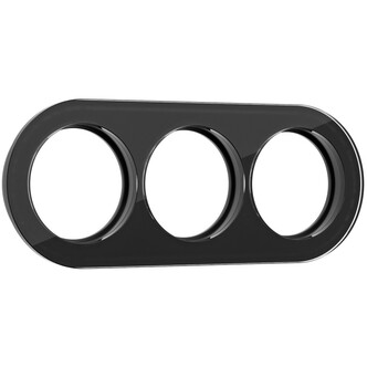 Werkel W0035108  Рамка на 3 поста (Черный)