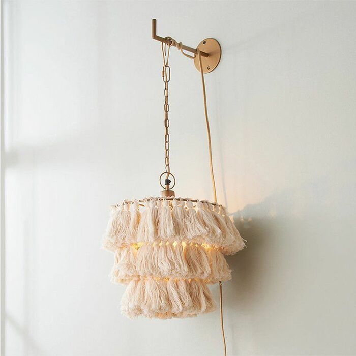 Настенный Светильник Tassel Wall Бежевый By Imperiumloft