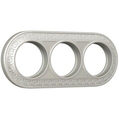 Werkel WL70-frame-03   Рамка на 3 поста (жемчужный)