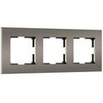 Werkel W0032963  Рамка на 3 поста Slab (бронза матовый)