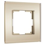 Werkel W0013111  Рамка на 1 пост Senso (шампань, стекло soft-touch)