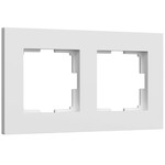 Werkel W0022961  Рамка на 2 поста Slab (белый матовый)