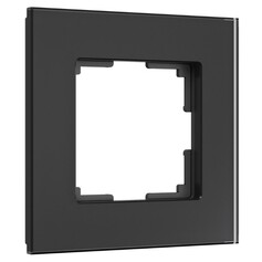 Werkel W0013108  Рамка на 1 пост Senso (черный, стекло soft-touch)