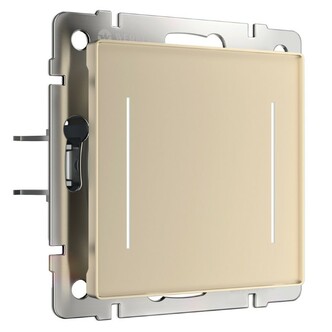 Werkel W4523011  Умный сенсорный выключатель двухклавишный (шампань)