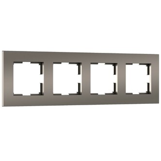 Werkel W0042963  Рамка на 4 поста Slab (бронза матовый)