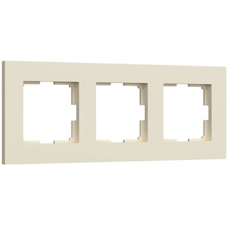 Werkel W0032962  Рамка на 3 поста Slab (айвори матовый)