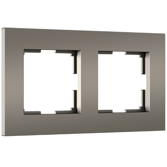 Werkel W0022963  Рамка на 2 поста Slab (бронза матовый)