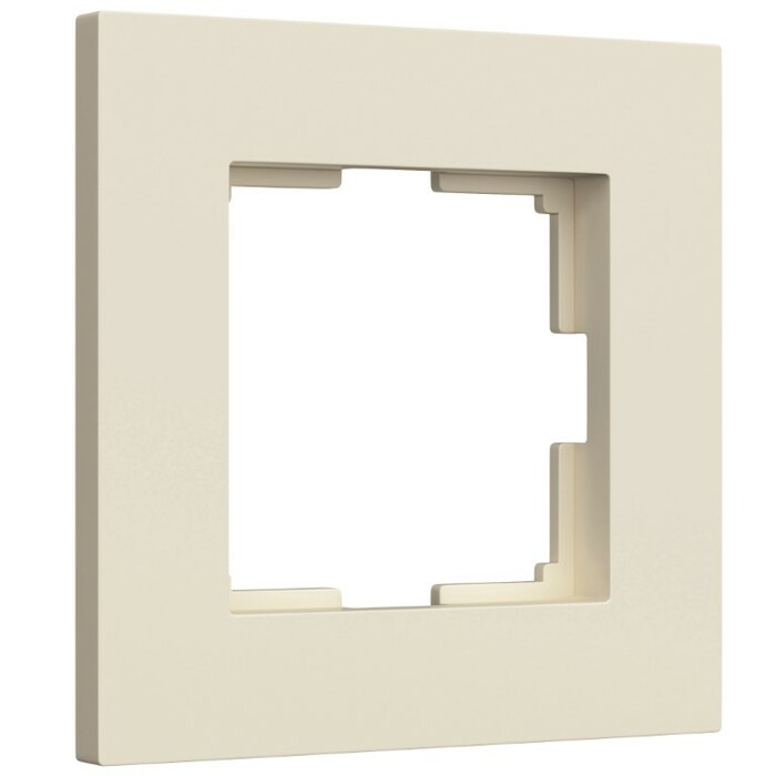 Werkel W0012962  Рамка на 1 пост Slab (айвори матовый)