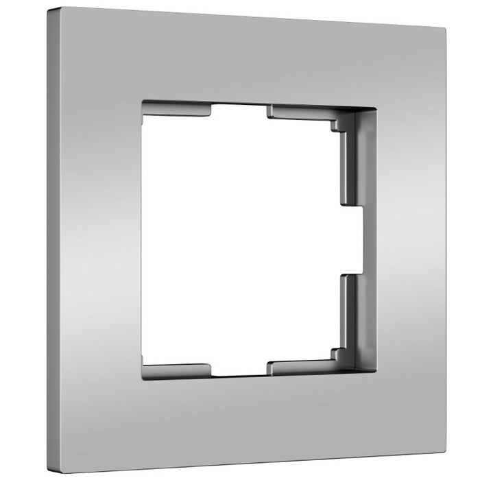 Werkel W0012965  Рамка на 1 пост Slab (серебро матовый)