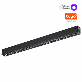 NOVOTECH 359933 PORT NT25 210 черный Трековый св-к диммир. со сменой цв.температуры, пульт ДУ Tuya S