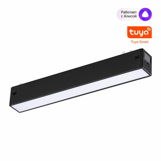 NOVOTECH 359937 PORT NT25 210 черный Трековый св-к диммир. со сменой цв.температуры, пульт ДУ Tuya S