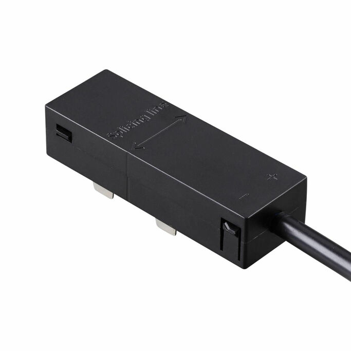 NOVOTECH 135311 PORT NT25 206 черный Токопровод (подвод питания) IP20 90-240V VECTOR