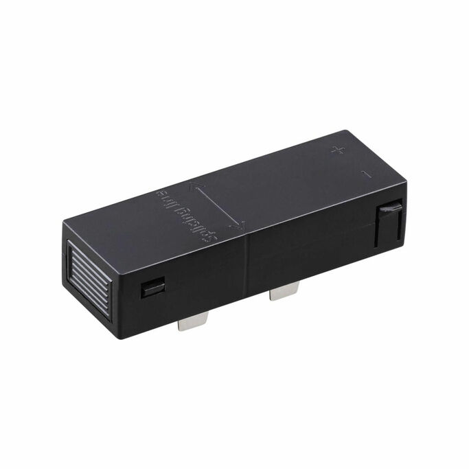 NOVOTECH 135312 PORT NT25 206 черный Соединитель с токопроводом прямой IP20 90-240V VECTOR