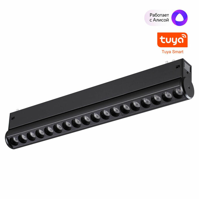 NOVOTECH 359949 PORT черный Трековый светодиодный светильник диммир. со сменой цв.температуры, пульт