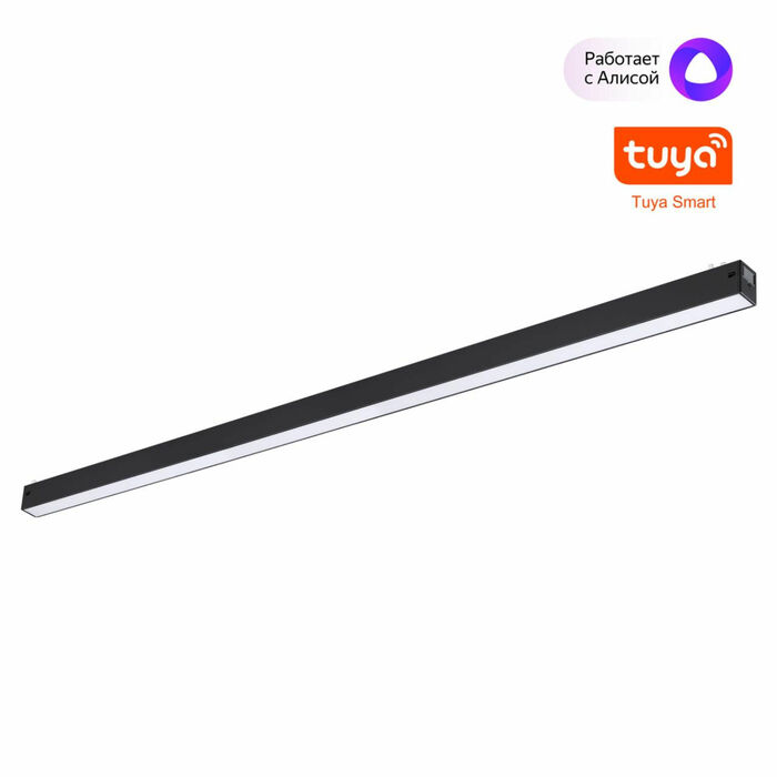 NOVOTECH 359943 PORT NT25 210 черный Трековый св-к диммир. со сменой цв.температуры, пульт ДУ Tuya S