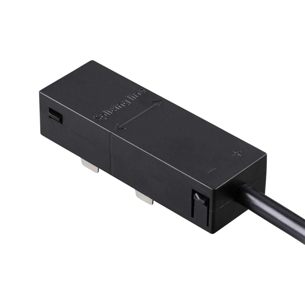 NOVOTECH 135311 PORT NT25 206 черный Токопровод (подвод питания) IP20 90-240V VECTOR