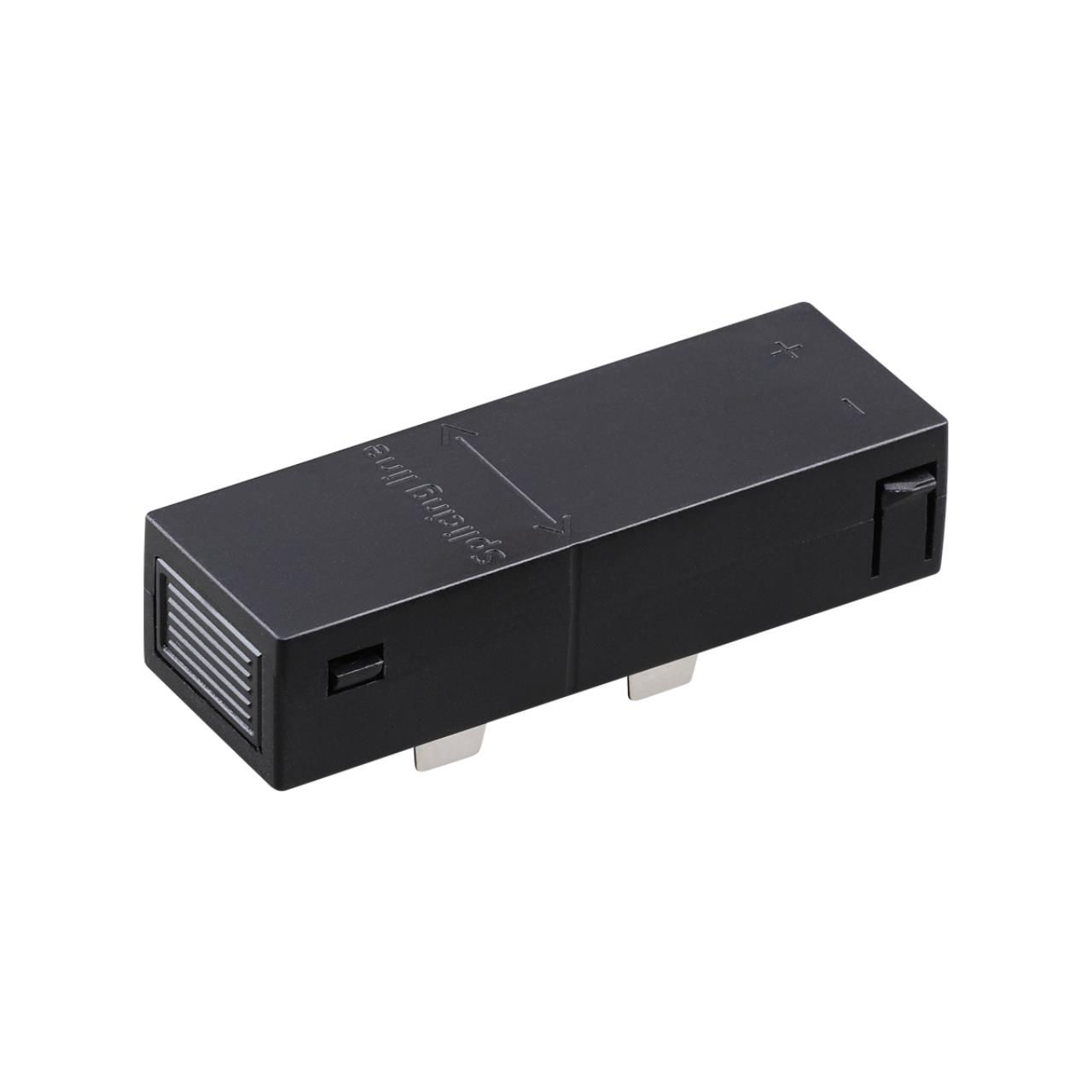 NOVOTECH 135312 PORT NT25 206 черный Соединитель с токопроводом прямой IP20 90-240V VECTOR