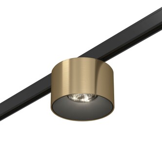 ST LUCE ST669.346.05 Магнитный трековый светильник Латунь LED 1*5W 4000K 350Lm Ra>90 36° IP20 D60xH3