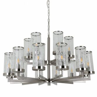 Люстра Liaison Two-Tier Chandelier 18 Silver By Imperiumloft