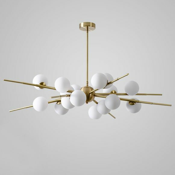 Люстра Cherry Bomb 16 Balls Gold By Imperiumloft