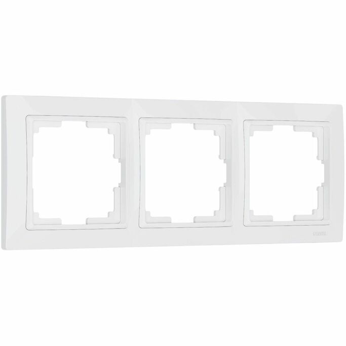 Werkel WL03-Frame-03  Рамка на 3 поста (белый, basic)