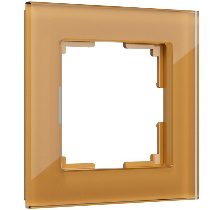 Werkel WL01-Frame-01   Рамка на 1 пост (бронзовый,стекло)